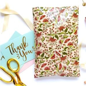 (25) Vintage Floral Patterned Mailers, 6X9, BUY NOW PRICE